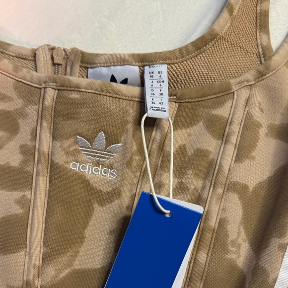 Adidas Tan Camouflage Corset Top - Picture 2 of 4
